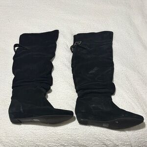 Jessica Simpson Black Over the Knee Boots